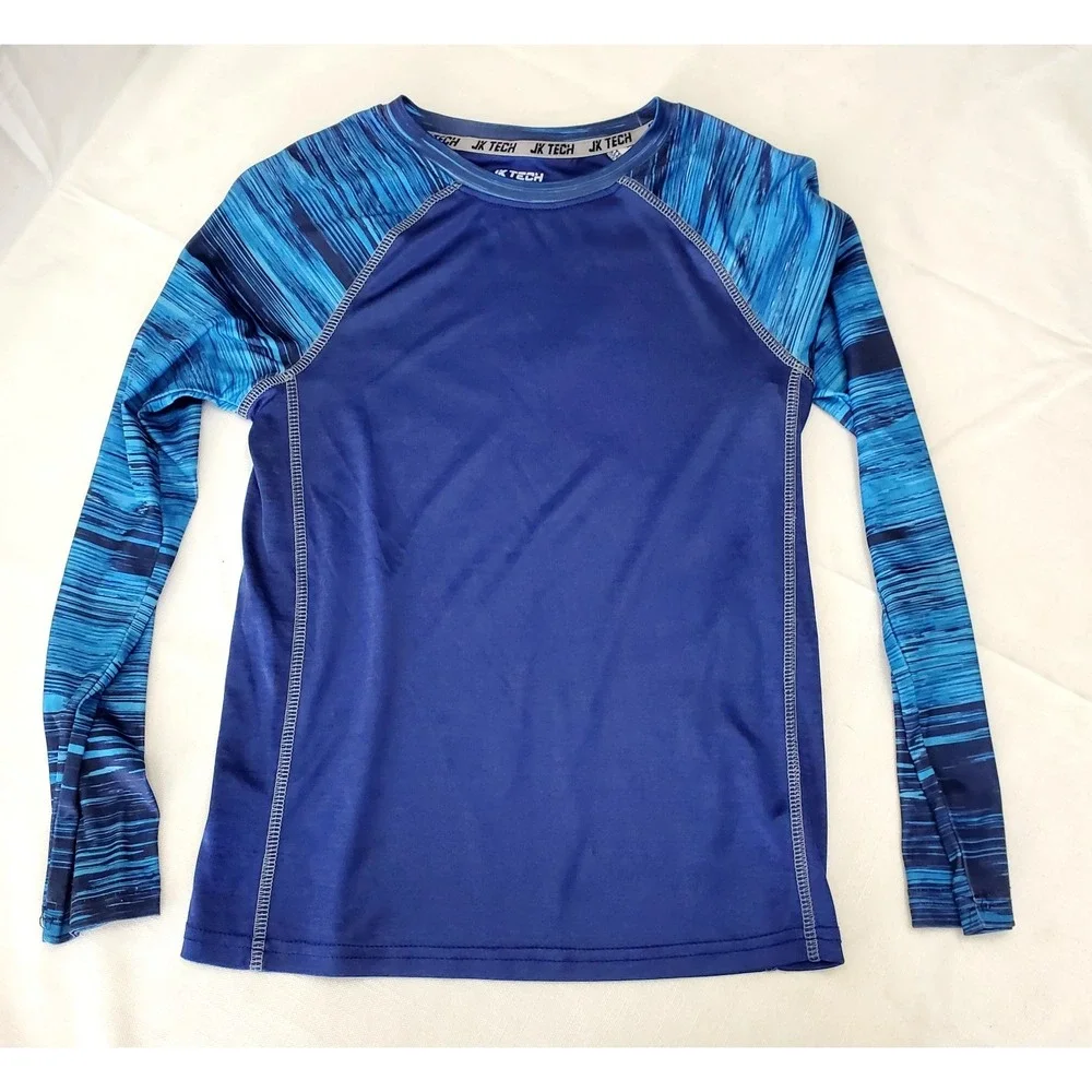 JK Tech Moisture Wicking Long Sleeved Boys Shirt‎ • Size Medium
